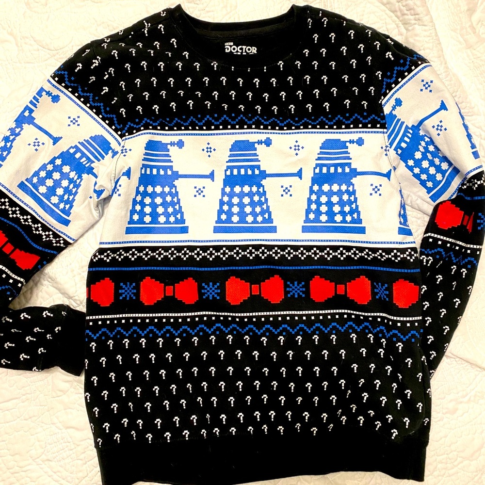 Doctor Who Ugly Sweater Sweatshirt